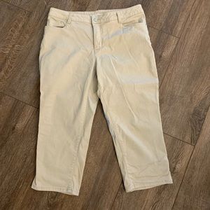 Croft & Barrow Classic Fit Capris Stretch 14